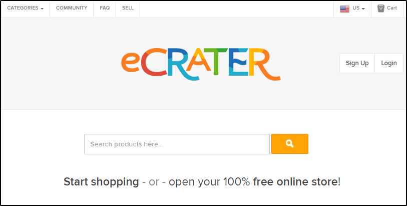 ECrater: интернет аукцион